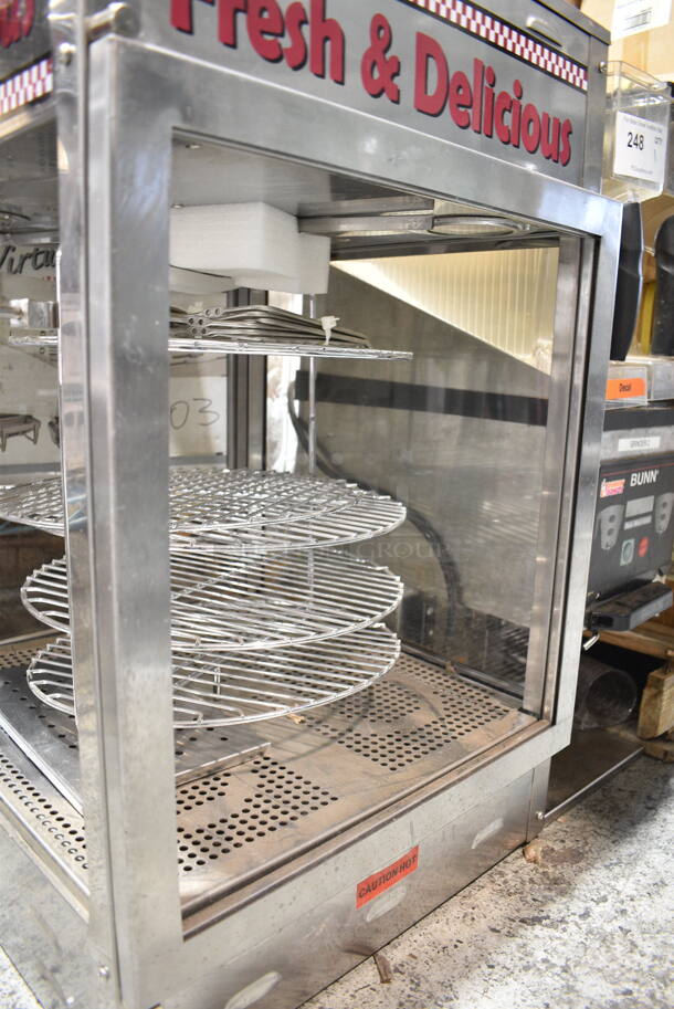 Stainless Steel Commercial Countertop Warming Holding Display Case Merchandiser. Tested and Working! - Image 5 of 8