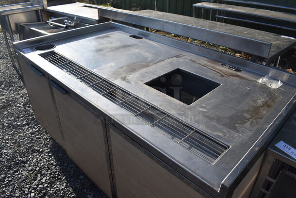 Duke SUB-BD-72-RM Stainless Steel Commercial Soda Station w/ 3M Water Filtration System. 72x38x33 - Image 2 of 8