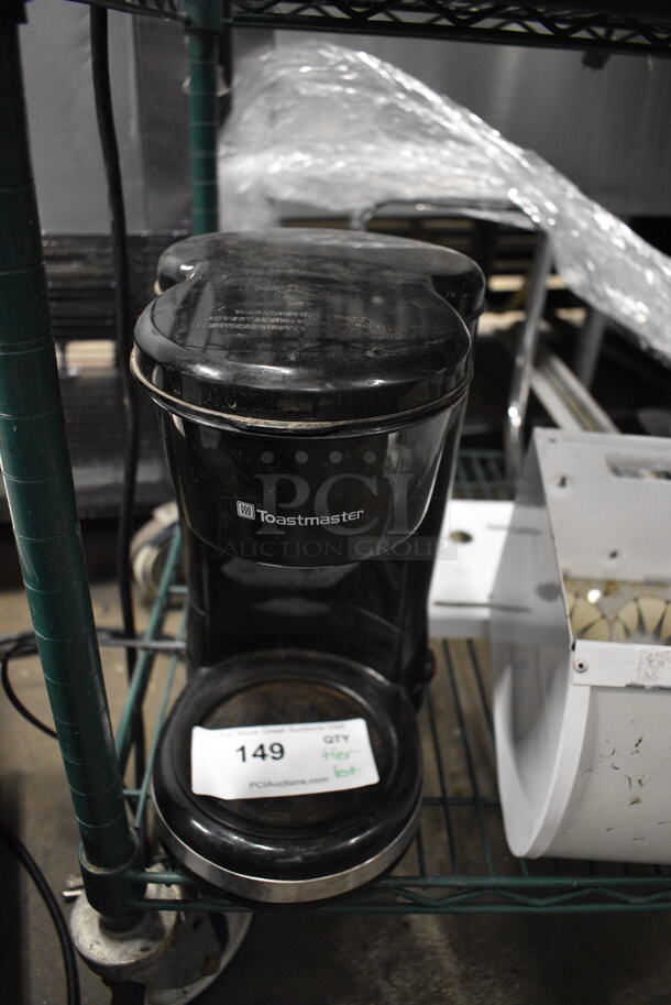 ALL ONE MONEY! Lot of Items Including Toastmaster Coffee Maker Base, Steel Covers, Cone Dispenser, White Container AND MORE! - Image 2 of 8