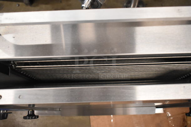 BRAND NEW SCRATCH AND DENT! 2023 Prince Castle 297-T12P Stainless Steel Commercial Countertop Vertical Contact Toaster. 115 Volts, 1 Phase. Tested and Working! - Image 3 of 6