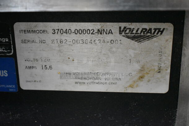 Vollrath 37040-00002-NNA Stainless Steel Commercial 4 Bay Steam Table Buffet Station on Commercial Casters. 120 Volts, 1 Phase. Cannot Test Due To Plug Style - Image 5 of 5