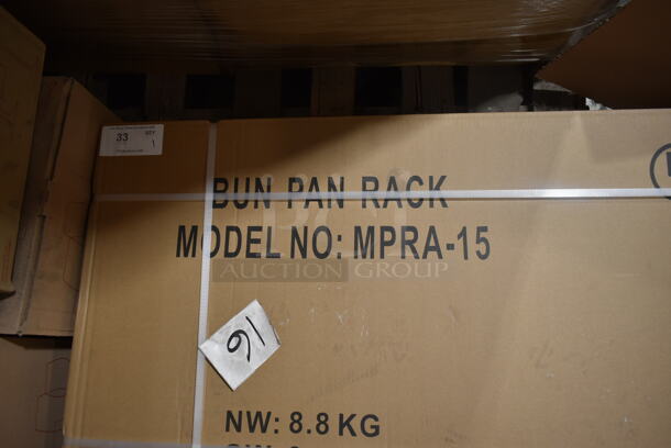 BRAND NEW IN BOX! Mix Rite MPRA-15 Metal Heavy Duty Pan Rack - Image 3 of 4