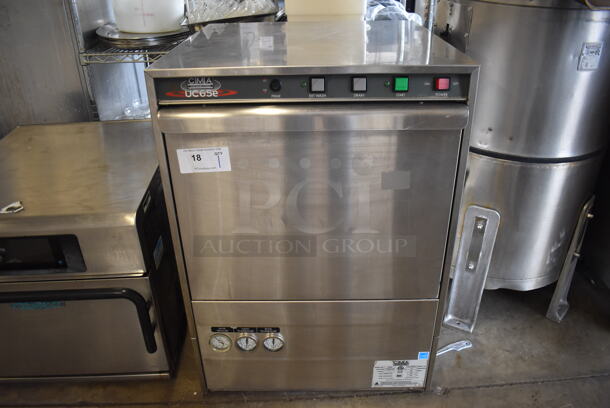 CMA UC65e ENERGY STAR Stainless Steel Commercial Undercounter Dishwasher. 115/208-230 Volts, 1 Phase. 24x25x32