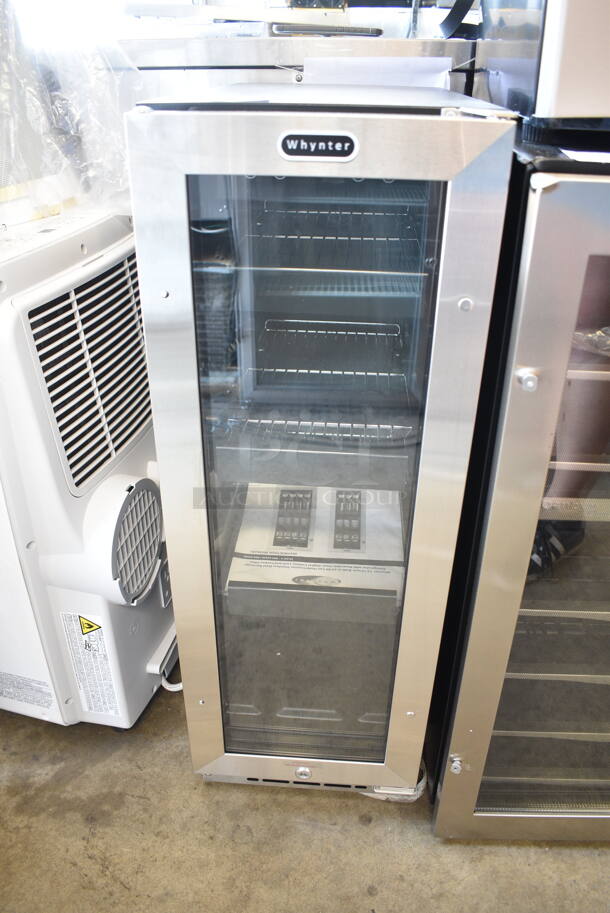 BRAND NEW SCRATCH AND DENT! Whynter BBR-638SB 12" Built In 60 Can Beverage Cooler Merchandiser with Lock, Stainless. 115 Volt, 1 Phase. Tested and Working! - Image 2 of 6