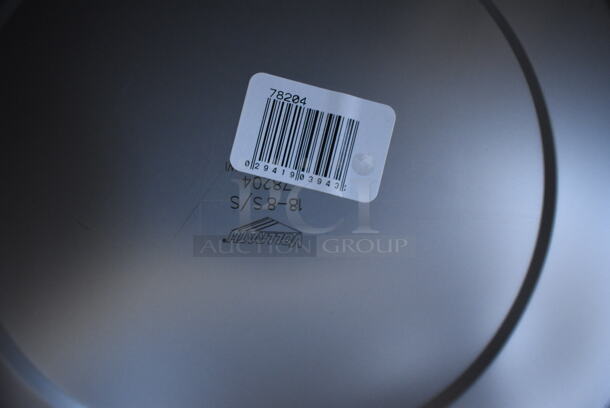 ALL ONE MONEY! Lot of 11 Various Stainless Steel Cylindrical Drop In Bins. Includes 7.5x7.5x8, 9.5x9.5x8, 11.5x11.5x8 - Image 4 of 6