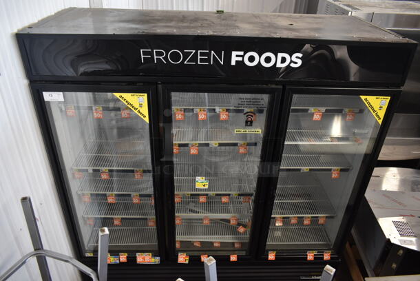 2016 True GDM-72F-HC-TSL01 ENERGY STAR Metal Commercial 3 Door Reach In Freezer Merchandiser w/ Poly Coated Racks. 115/208-230 Volts, 1 Phase. - Image 7 of 7