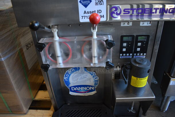 2013 Stoelting Model SF121-38I2 Stainless Steel Commercial Countertop Air Cooled 2 Flavor w/ Twist Soft Serve Ice Cream Machine. 208-240 Volts, 1 Phase. 22x32x34 - Image 7 of 7