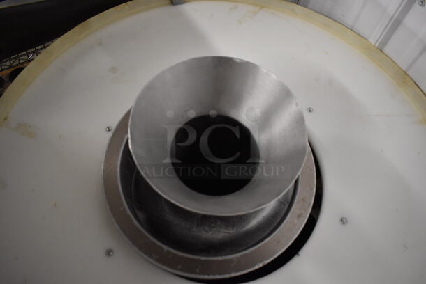 Round O Matic R-900 Stainless Steel Commercial Floor Style Dough Rounder on Commercial Casters. 115 Volts, 1 Phase. 37x37x44. Tested and Working! - Image 7 of 7