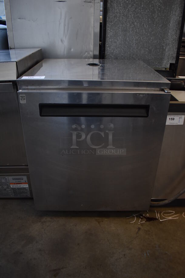 Delfield ND21TS00 Stainless Steel Commercial Single Door Direct Draw Kegerator on Commercial Casters. 115 Volts, 1 Phase. 27x28x32. Tested and Working!