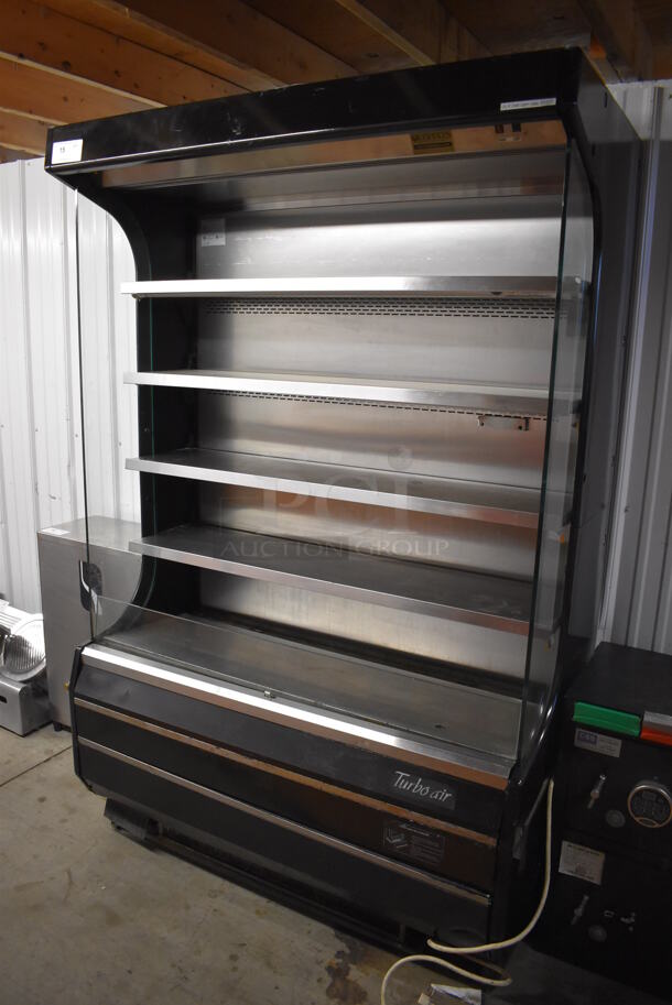 Turbo Air Metal Commercial Grab N Go Merchandiser w/ Metal Shelves. 51x28x78. Cannot Test Due To Plug Style - Image 5 of 5