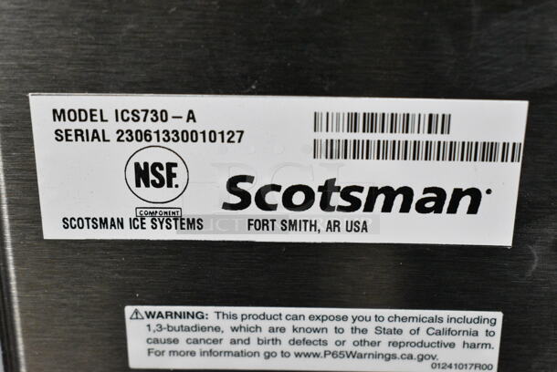 BRAND NEW SCRATCH AND DENT! 2023 Scotsman ICS730-A Stainless Steel Commercial Ice Bin. Goes GREAT w/ Lots 4 and 5!  - Image 11 of 11