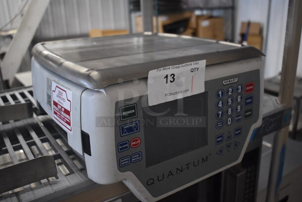 Hobart Quantum Metal Commercial Countertop Food Portioning Scale. 120 Volts, 1 Phase. 19x16x8. Cannot Test Due To Missing Power Cord - Image 2 of 6