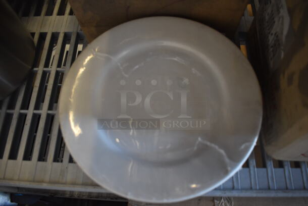 Box of 8 BRAND NEW! White Ceramic Plates. 9.5x9.5x1 - Image 3 of 3