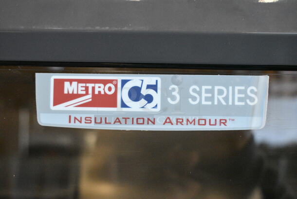 BRAND NEW SCRATCH AND DENT! 2024 Metro C539-HLFC-U-GY Metal Commercial Single Door Heated Holding Cabinet on Commercial Casters. 120 Volts, 1 Phase. Tested and Working! - Image 3 of 7
