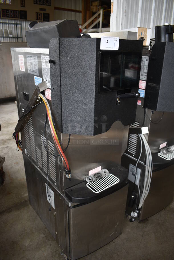 2017 Taylor Model C709-27 Stainless Steel Commercial Air Cooled Single Flavor Soft Serve Ice Cream Machine w/ Taylor Model C20100-WFB 10 Head Flavor Blast and Color Touch Panel for Flavor Burst on Commercial Casters. 208-230 Volts, 1 Phase. 23x33x61 - Image 2 of 11
