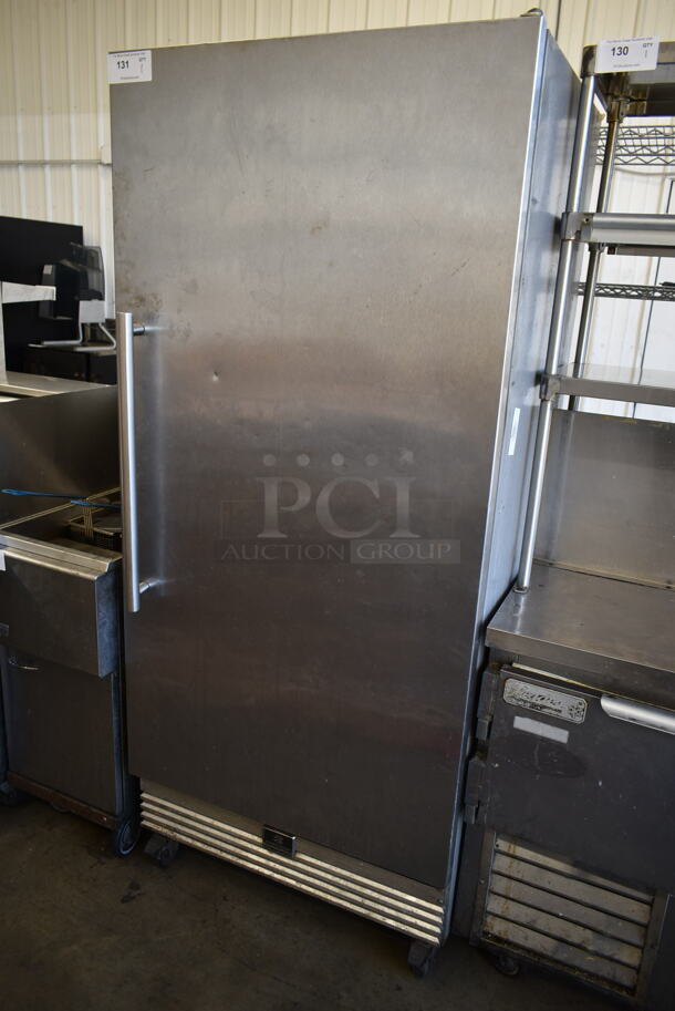 Kelvinator KFS220RHY2 Stainless Steel Commercial Single Door Reach In Freezer on Commercial Casters. 115 Volts, 1 Phase. Tested and Powers On But Does Not Get Cold - Image 1 of 6