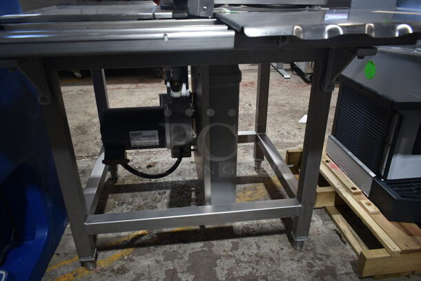 2015 Hobart 6801 Stainless Steel Commercial Floor Style Meat Saw. 200-230 Volts, 3 Phase.  - Image 2 of 7