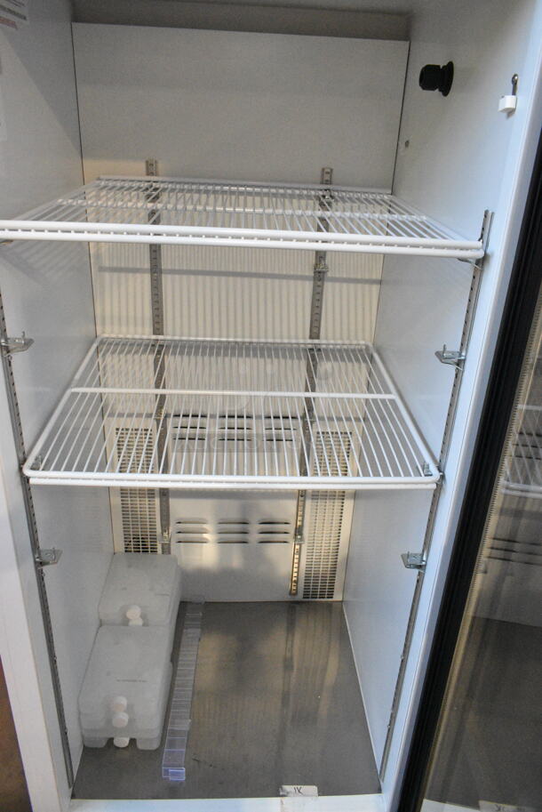 2019 Habco SE12 Metal Commercial Single Door Reach In Cooler Merchandiser w/ Poly Coated Racks. 115 Volts, 1 Phase. Tested and Working! - Image 3 of 4