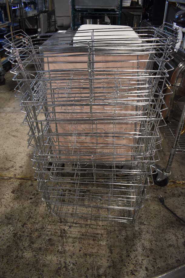 ALL ONE MONEY! Lot of 19 Metal Chafing Dish Frames. 12.5x23x9