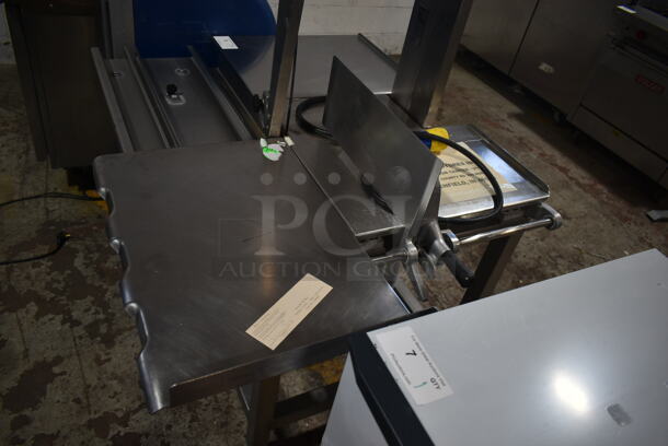 2015 Hobart 6801 Stainless Steel Commercial Floor Style Meat Saw. 200-230 Volts, 3 Phase.  - Image 4 of 7