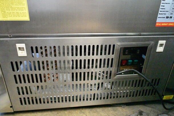 Spartan BCB48-36 Stainless Steel Commercial Floor Style Deli Display Case Merchandiser. 110 Volts, 1 Phase. Tested and Working! - Image 5 of 10