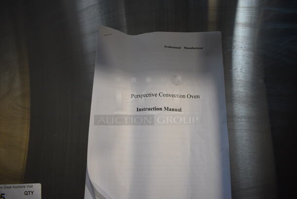 BRAND NEW! Perspective Model EB-1AE Stainless Steel Commercial Countertop Electric Powered Convection Oven w/ View Through Door and Metal Oven Racks. 220 Volts, 1 Phase. 23.5x23x22 - Image 5 of 6