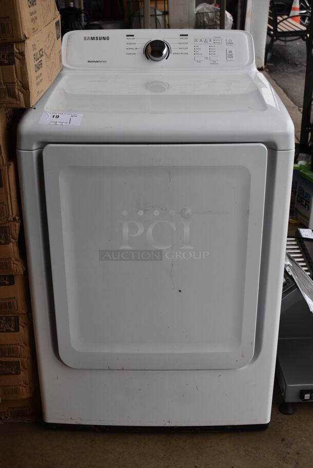 Samsung DV40J3000EW/A2 Metal Front Load Dryer w/ Moisture Sensor. 27x29x44 - Image 1 of 6