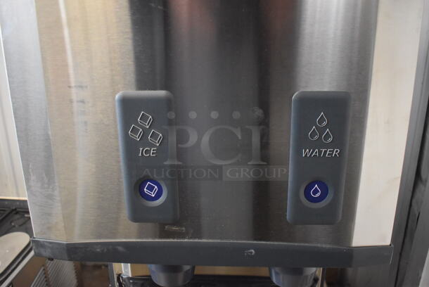 BRAND NEW SCRATCH AND DENT! Scotsman HID312AB-1A Meridian Stainless Steel Commercial Countertop Ice Machine and Water Dispenser with Push Button Dispensing. 115 Volts, 1 Phase. - Image 4 of 6