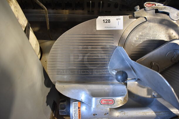 Berkel 919/1 Stainless Steel Commercial Countertop Automatic Meat Slicer w/ Blade Sharpener. 115 Volts, 1 Phase. Tested and Powers On But Parts Do Not Move - Image 3 of 7