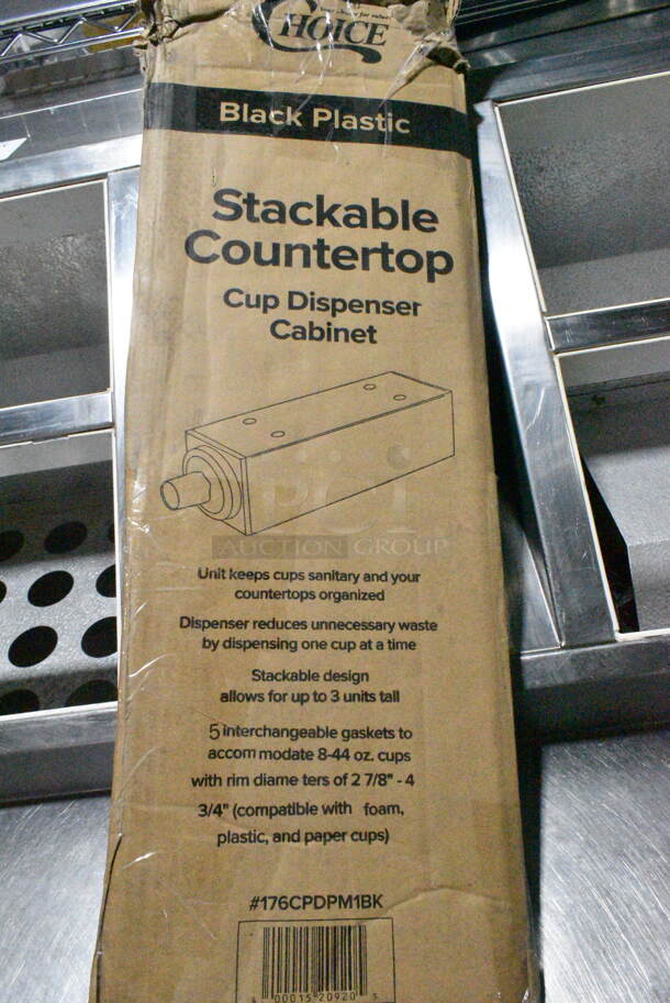 3 BRAND NEW SCRATCH AND DENT! Items Including Pampered Chef Close and Cut, 176CPDPM1BK Choice Black Stackable Countertop 8 - 44 oz. Cup Dispenser Cabinet - 1 Slot and Vitamix 120204 Orange Blender Pitcher. 3 Times Your Bid! - Image 12 of 12