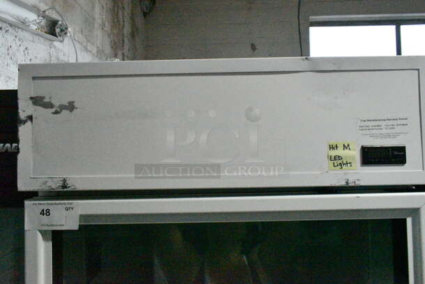 2021 True TSCI-600R-G-PH Metal Commercial Single Door Reach In Cooler Merchandiser. 115 Volts, 1 Phase. Tested and Powers On But Does Not Get Cold
 - Image 2 of 6