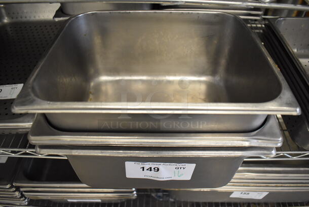 16 Stainless Steel Half Size Drop In Bins. 1/2x6. 16 Times Your Bid! - Image 4 of 4