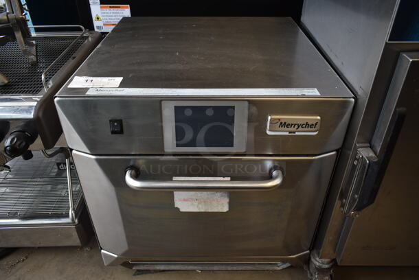2013 Merrychef eikon e4s Stainless Steel Commercial Countertop Electric Powered Rapid Cook Oven. 208/240 Volts, 1 Phase. 