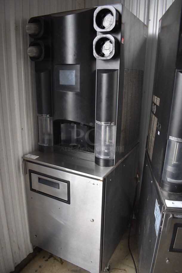 2017 Manitowoc Multiplex Model MB-8-1 Stainless Steel Commercial Blend In Cup Workstation on Single Door Undercounter Cooler on Commercial Casters. 115 Volts, 1 Phase. 26x33x75. Tested and Powers On But Does Not Get Cold and Digital Display Does Not Turn On - Image 7 of 7