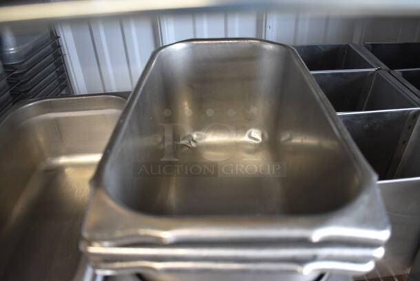 6 Stainless Steel 1/3 Size Drop In Bins. 1/3x6. 6 Times Your Bid! - Image 3 of 3