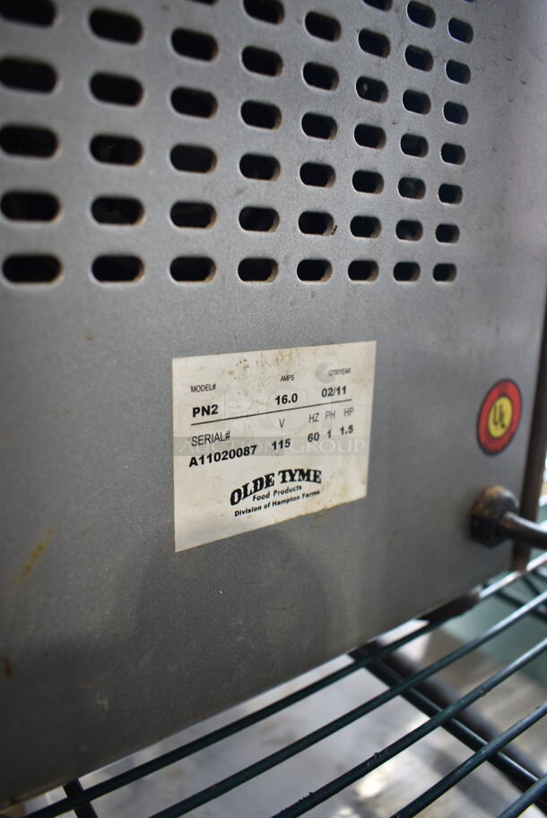Olde Tyme PN2 Stainless Steel Commercial Countertop Nut Grinder Base. 115 Volts, 1 Phase. Tested and Working! - Image 4 of 4