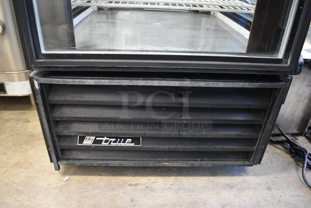 True G4SM-23PT Metal Commercial Single Door Pass Through Reach In Cooler Merchandiser w/ Poly Coated Racks. 115 Volts, 1 Phase. 27x33x79. Tested and Powers On But Does Not Get Cold - Image 6 of 7