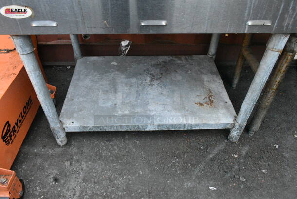 Eagle AWT2-NG Stainless Steel Commercial Gas Powered 2 Bay Steam Table w/ Under Shelf. 15,000 BTU.  - Image 4 of 7