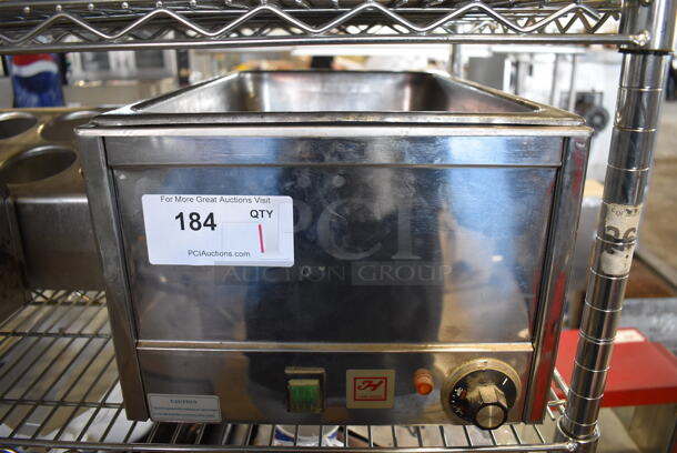 Thunder Group SEJ-80000 Stainless Steel Commercial Countertop Food Warmer. 120 Volts, 1 Phase. 13x22x11. Tested and Working!