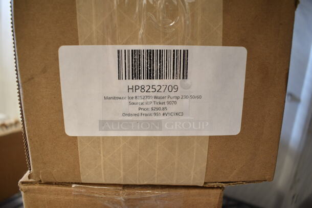 2 BRAND NEW SCRATCH AND DENT! Items; HP8252709 Manitowoc Ice 8252709 Water Pump 230-50/60 and HP7623063 Manitowoc Ice 7623063 Pump Wtr 115v 60hz 96d 6w. 2 Times Your Bid! - Image 3 of 4