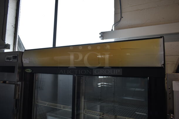 2011 Kool-it KSM-48 Metal Commercial 2 Door Reach In Cooler Merchandiser w/ Poly Coated Racks on Commercial Casters. 115 Volts, 1 Phase. Tested and Working! - Image 2 of 9