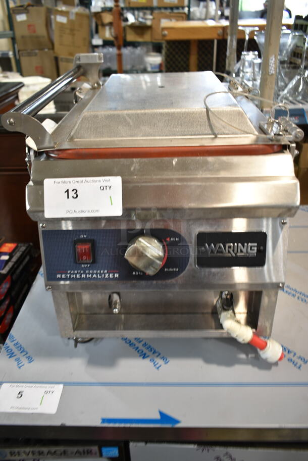 Waring WPC100 Stainless Steel Commercial Countertop Electric Powered Pasta Cooker. 208/240 Volts. - Image 1 of 7