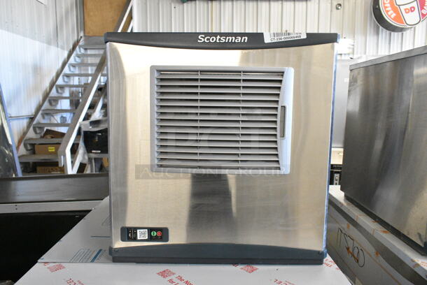 2019 Scotsman N0622A-1E Stainless Steel Ice Head on BRAND NEW! 2024 Scotsman ICS730-A Ice Bin. 115 Volts, 1 Phase.  - Image 2 of 10