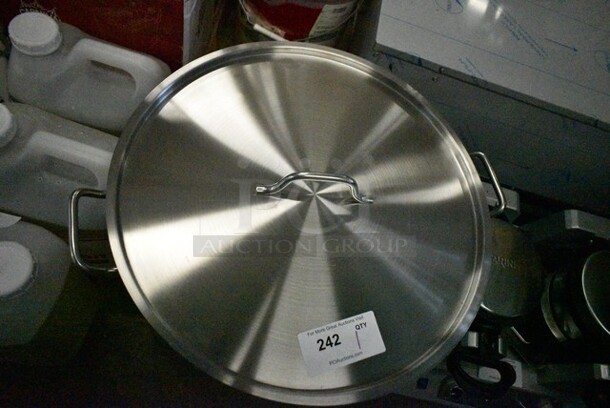BRAND NEW SCRATCH AND DENT! Vigor 473SSPOT80 80 Qt. Heavy-Duty Stainless Steel Aluminum-Clad Stock Pot with Cover - Image 3 of 6
