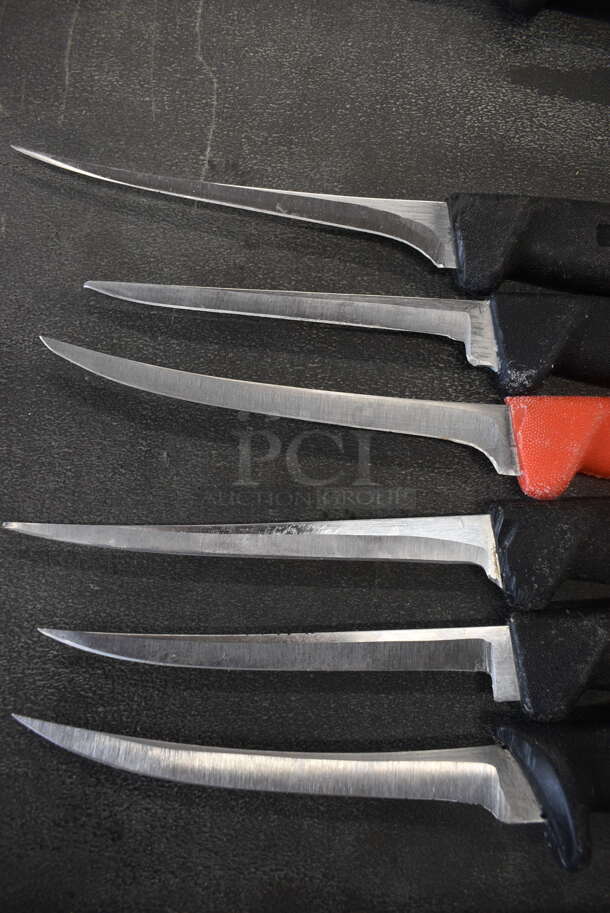 6 Sharpened Stainless Steel Fillet Knives. Includes 11". 6 Times Your Bid! - Image 3 of 4