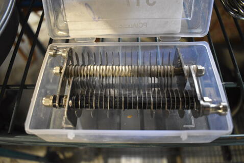 ALL ONE MONEY! Lot of 2 Blades in Clear Poly Bin!