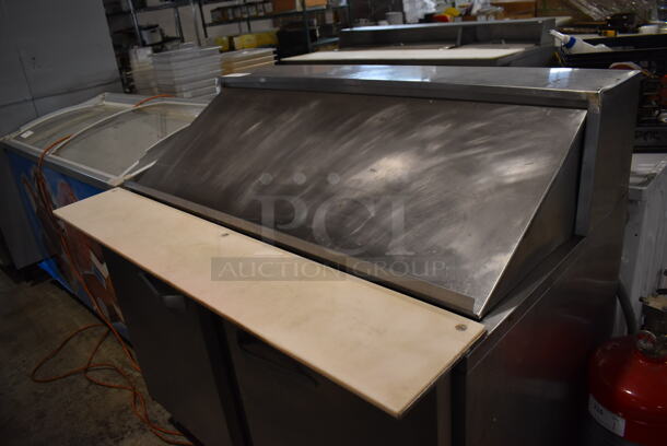 Traulsen UPT4818-LB Stainless Steel Commercial Sandwich Salad Prep Table Bain Marie Mega Top on Commercial Casters. 115 Volts, 1 Phase. 48x34x44. Tested and Working! - Image 2 of 8