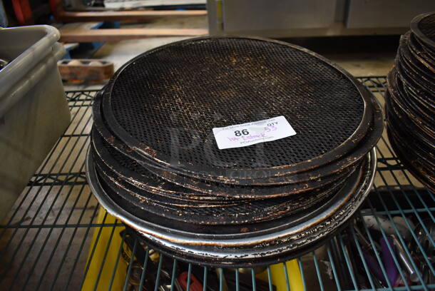 ALL ONE MONEY! Tier Lot of 53 Various Metal Baking Pans and Pizza Screens. Includes 16x16, 17x17 - Image 3 of 4