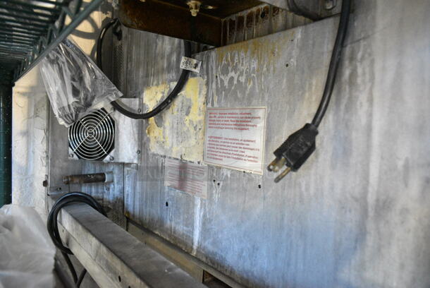 2 Blodgett Stainless Steel Commercial Gas Powered Full Size Convection Oven w/ View Through Doors, Metal Oven Racks and Thermostatic Controls on Commercial Casters. 2 Times Your Bid!  - Image 9 of 11