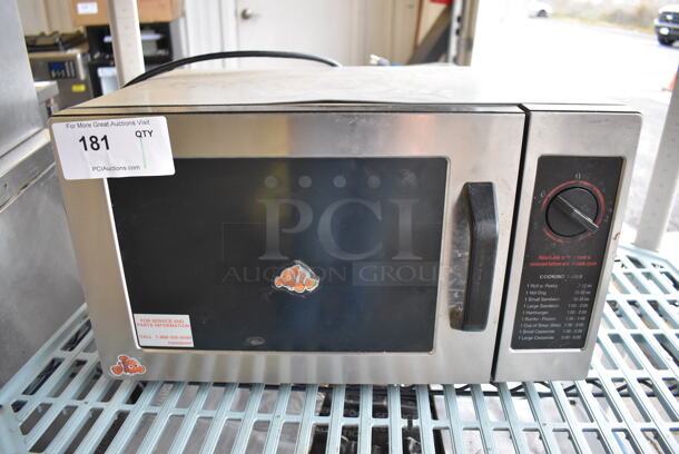 2010 Panasonic NE-1024F Stainless Steel Commercial Countertop Microwave Oven. 120 Volts, 1 Phase. 20x15x12 - Image 1 of 7